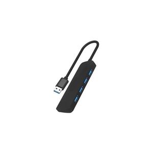 Hub USB 4xUSB-A 3.0 negru imagine