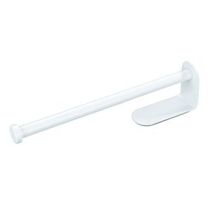 Suport auto-addeziv pentru rola servetele, Wenko, Nio, 27.5 x 4.5 x 7 cm, aluminiu, alb imagine