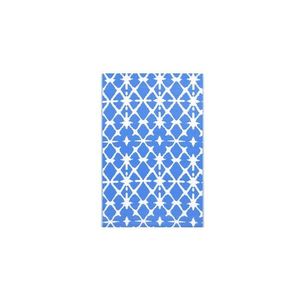 Covor de exterior, albastru/alb, 120x180 cm, pp imagine