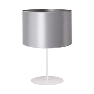 - Lampă de masă CANNES 1xE14/15W/230V 20 cm argintie/albă imagine