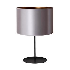 - Lampă de masă CANNES 1xE14/15W/230V 20 cm argintie/cupru/neagră imagine