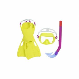 Set snorkeling Bestway Lil Flapper - labe, ochelari, snorkel, roz imagine