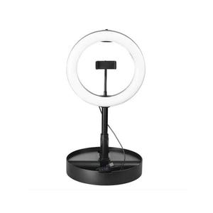 Lampă LED circulară dimabilă cu trepied LED/9, 2W/5V d. 26, 5 cm Hama + telecomandă imagine