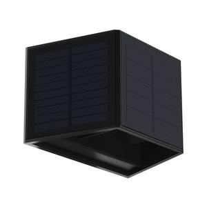Aplică LED solară WINGS LED/2W/3, 2V 6000K IP54 neagră imagine