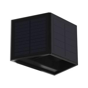 Aplică LED solară WINGS LED/2W/3, 2V 3000K IP54 neagră imagine