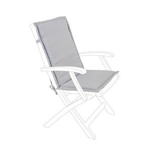 Perna pentru scaun de gradina Poly180, Bizzotto, 45 x 94 cm, poliester impermeabil, grej imagine