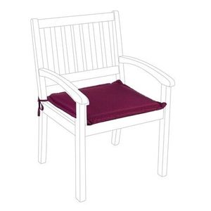 Perna pentru scaun de gradina cu brate Poly180, Bizzotto, 49 x 52 cm, poliester impermeabil, bordo imagine