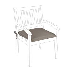 Perna pentru scaun de gradina cu brate Poly180, Bizzotto, 49 x 52 cm, poliester impermeabil, ciocolata imagine