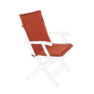 Perna pentru scaun de gradina Poly180, Bizzotto, 45 x 94 cm, poliester impermeabil, portocaliu inchis imagine