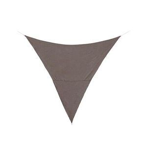 Parasolar triunghiular Sunshade, Bizzotto, 360 x 360 cm, poliester, grej imagine