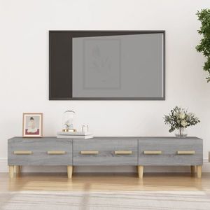 vidaXL Comodă TV, gri sonoma, 150x34, 5x30 cm, lemn compozit imagine