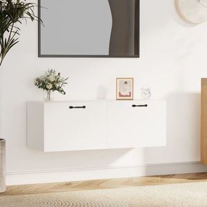 vidaXL Dulap de perete, alb, 100x36, 5x35 cm, lemn prelucrat imagine