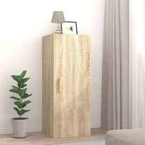vidaXL Dulap de perete, stejar sonoma, 34, 5x34x90 cm, lemn compozit imagine