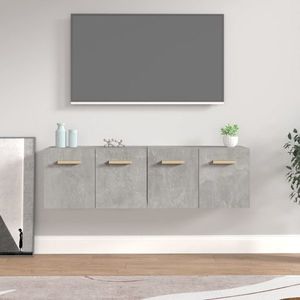 vidaXL Dulapuri TV de perete 2 buc. gri beton 60x36, 5x35 cm lemn imagine