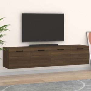 vidaXL Dulapuri TV de perete 2 buc. stejar maro 60x36, 5x35 cm lemn imagine