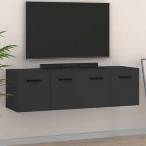 vidaXL Dulapuri de perete, 2 buc., negru, 80x35x36, 5 cm, lemn compozit imagine