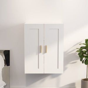 vidaXL Dulap de perete, alb, 69, 5x32, 5x90 cm, lemn prelucrat imagine