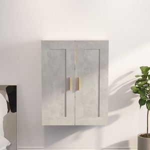 vidaXL Dulap de perete, gri beton, 69, 5x32, 5x90 cm, lemn prelucrat imagine