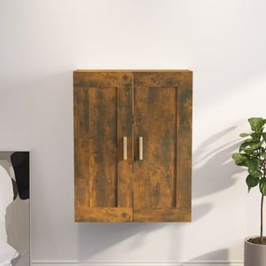 vidaXL Dulap de perete, stejar fumuriu, 69, 5x32, 5x90 cm lemn prelucrat imagine
