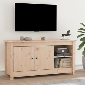 vidaXL Comodă TV, 103x36, 5x52 cm, lemn masiv de pin imagine