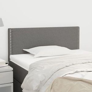 vidaXL Tăblie de pat, gri închis, 80x5x78/88 cm, textil imagine