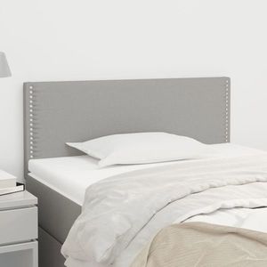 vidaXL Tăblie de pat, gri deschis, 80x5x78/88 cm, textil imagine