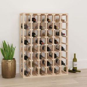 vidaXL Suport de vinuri, 70x33x94 cm, lemn masiv de pin imagine