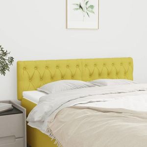 vidaXL Tăblii de pat, 2 buc, verde, 72x7x78/88 cm, textil imagine