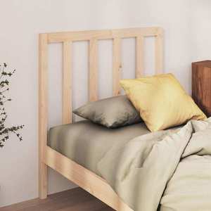 vidaXL Tăblie de pat, 95x4x100 cm, lemn masiv de pin imagine