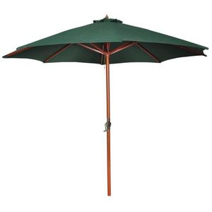 vidaXL Umbrelă de soare, verde, 258 cm imagine