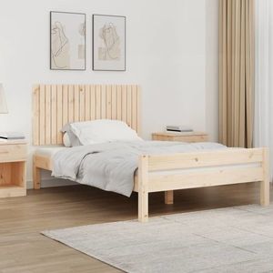 vidaXL Tăblie de pat pentru perete, 127, 5x3x60 cm, lemn masiv de pin imagine