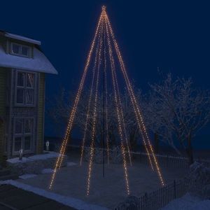 vidaXL Cascadă de lumini pom Crăciun 8 m interior/exterior 1300 leduri imagine