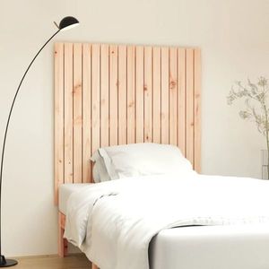 vidaXL Tăblie de pat pentru perete, 108x3x110 cm, lemn masiv de pin imagine