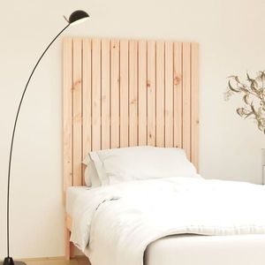 vidaXL Tăblie de pat pentru perete, 95, 5x3x110 cm, lemn masiv de pin imagine