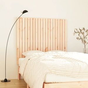 vidaXL Tăblie de pat pentru perete, 127, 5x3x110 cm, lemn masiv de pin imagine