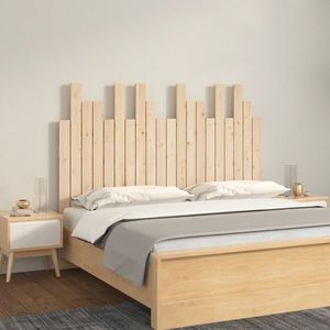 vidaXL Tăblie de pat pentru perete, 127, 5x3x80 cm, lemn masiv de pin imagine