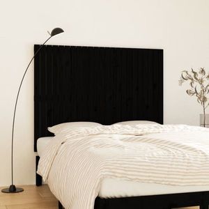 vidaXL Tăblie de pat pentru perete, negru, 159, 5x3x90 cm imagine