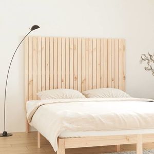 vidaXL Tăblie de pat pentru perete, 166x3x110 cm, lemn masiv de pin imagine