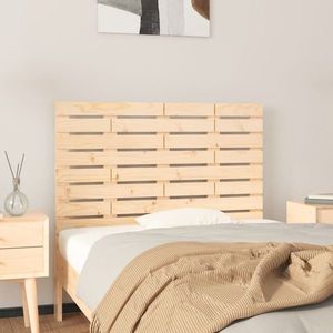 vidaXL Tăblie de pat pentru perete, 96x3x63 cm, lemn masiv de pin imagine