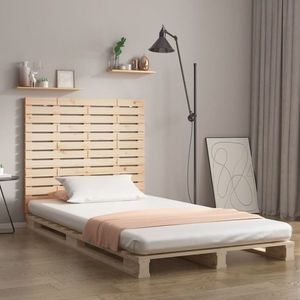 vidaXL Tăblie de pat pentru perete, 96x3x91, 5 cm, lemn masiv de pin imagine