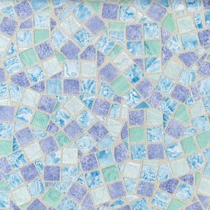 Autocolant perete Gekkofix Mosaic Blue, model mozaic, albastru, 45cmx15m, Cod 10201 imagine