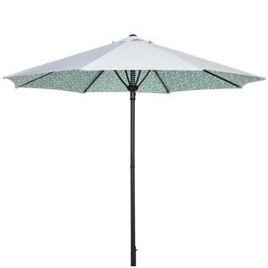 Outsunny Parasolar Umbrela de Gradina, Umbrela de Masa in Aer Liber Umbrela de Soare cu Copertina cu 8 Spite, Verde | AOSOM RO imagine