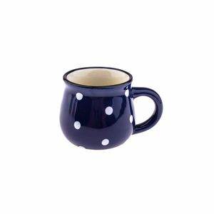Cană din ceramică Dots 75 ml, albastră imagine