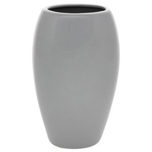 Vază ceramică Jar1, 14 x 24 x 10 cm, gri imagine