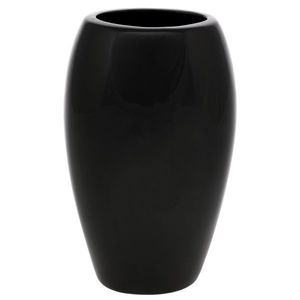 Vază ceramică Jar1, 14 x 24 x 10 cm, negru imagine