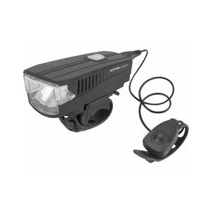 Lanternă LED reîncărcabilă cu sonerie pentru bicicletă LED/5W/1200mAh/3, 7V IPX4 Extol imagine