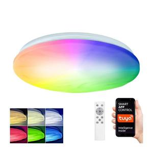 Plafonieră LED RGB dimabilă WAVE LED/30W/230V Wi-Fi Tuya WO792 + telecomandă imagine