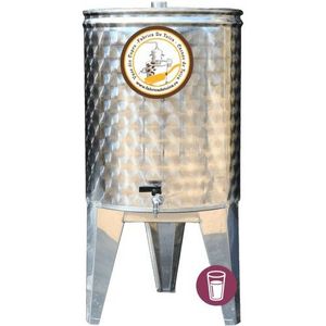 Butoi Cisterna Inox pentru Vin 60 Litri, cu Etansare Capac Parafina imagine