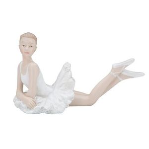 Decoratiune Dancer Dicy Layng , Mauro Ferretti, 12x7.5x11 cm, polirasina, alb imagine
