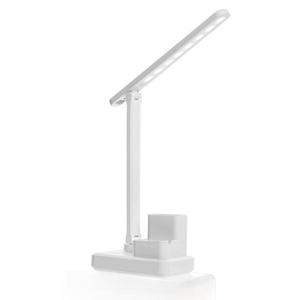 Lampa birou LED Fixxia One, incarcare USB, touch, control luminozitate, lumina calda, neutra, rece, suport telefon imagine